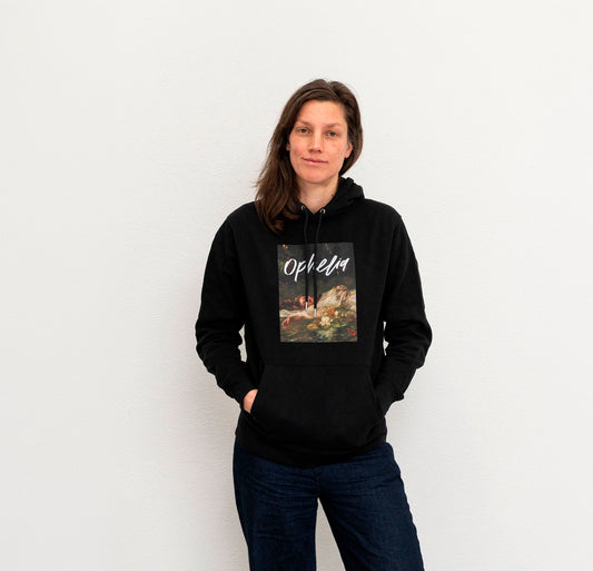 Hoodie, schwarz