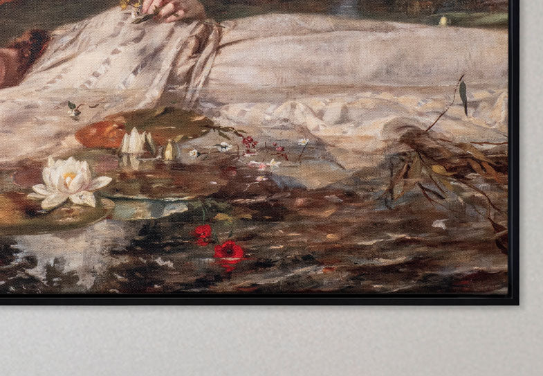 Leinwanddruck, gerahmt