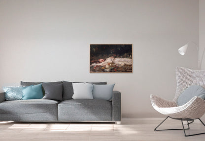 Leinwanddruck, gerahmt