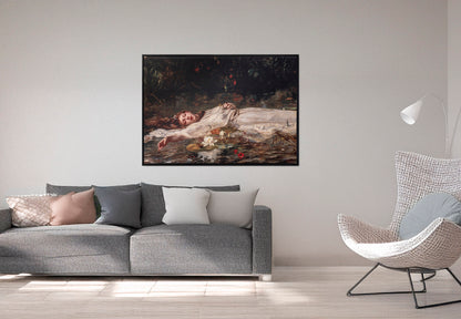 Leinwanddruck, gerahmt